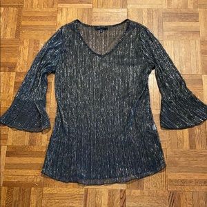 Adiva sheer sparkly over top